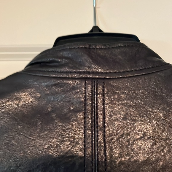 Michael Kors leather jacket. Size M , fits US6-8 - Picture 8 of 11